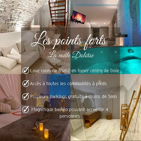 La Voute Doloise - Love Room & Spa Dole Buitenkant foto